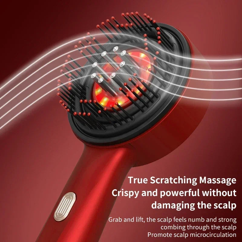 Vibrant Hair Red Light Therapy Massage Brush