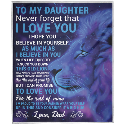 To My Daughter | Fleece Blanket