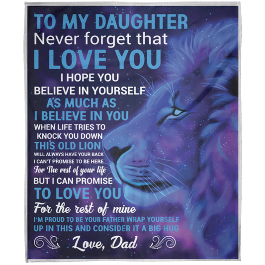 To My Daughter | Fleece Blanket