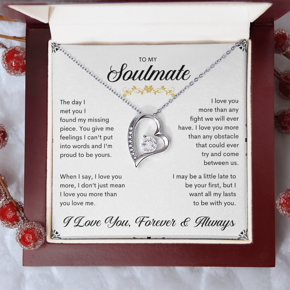 To My Soulmate | Forever Love Necklace