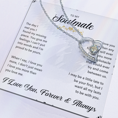 To My Soulmate | Forever Love Necklace