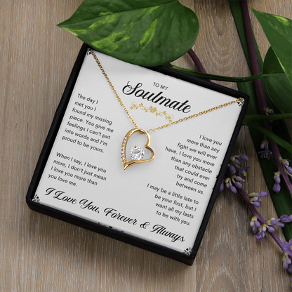 To My Soulmate | Forever Love Necklace