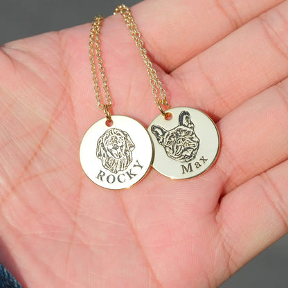 Forever Pet Portrait Pendant
