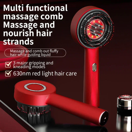 Vibrant Hair Red Light Therapy Massage Brush