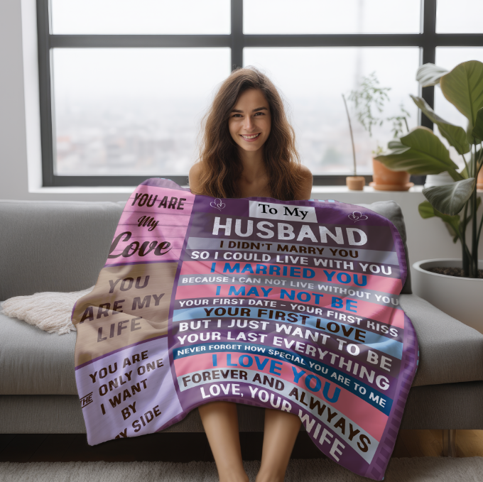 To My Husband | Fleece Blanket
