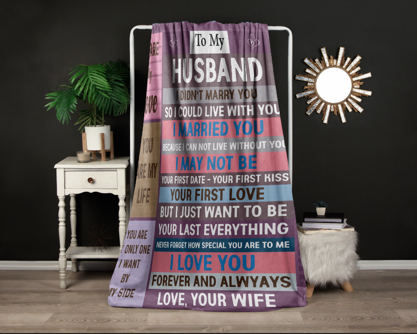 To My Husband | Fleece Blanket